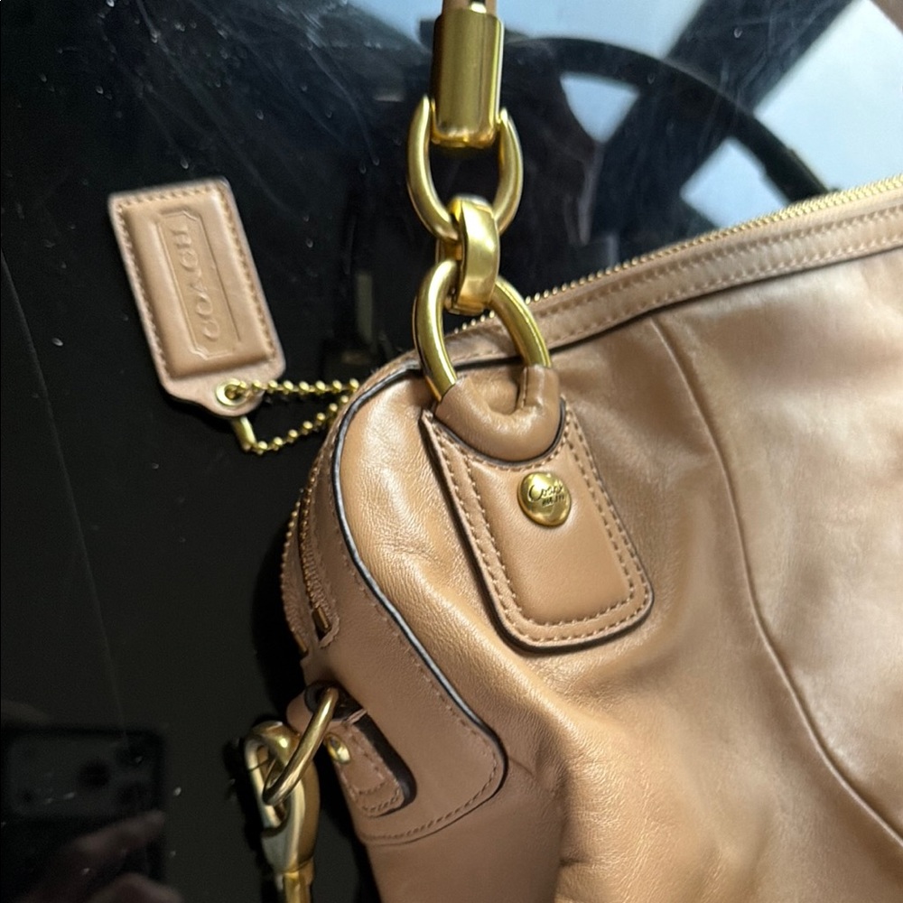 Coach Vintage Leather Satchel Bag in Caramel - Picture 14 of 16